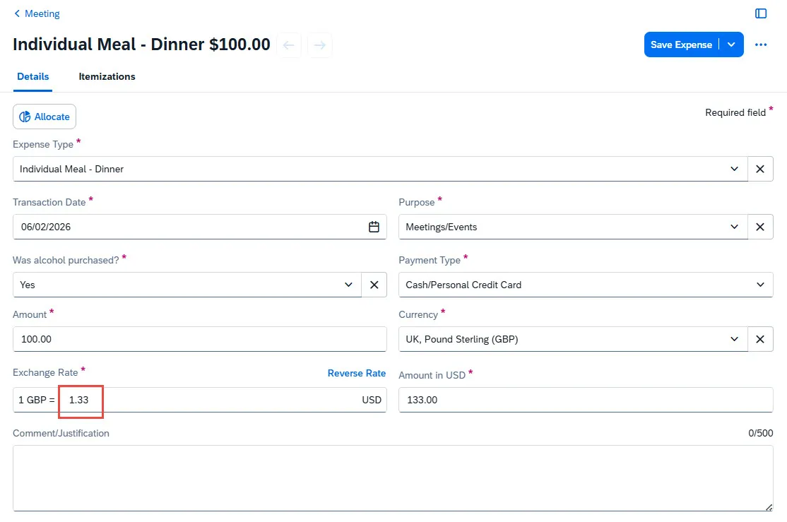 Adjust Conversion Rate